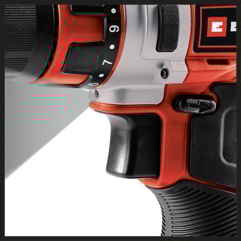 Einhell Akku-Bohrschrauber TE-CD 12/1 Li (Li-Ion, 12 V, 2-Gang-Getriebe, Drehzahl-Elektronik, LED-Beleuchtung, robustes Metallgetriebe, inkl. 45-Min.-Ladegerät + 2,0 Ah-Akku)