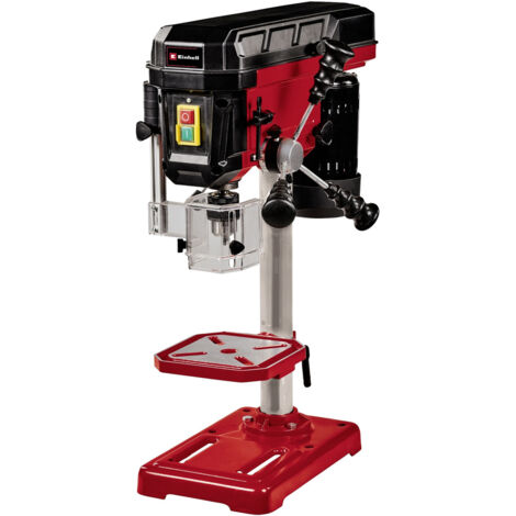 Einhell Säulenbohrmaschine TC-BD 500 (500 W, bis 2410 min-1, 9 Stufen, max. Bohrtiefe 50 mm, einstellbarer Tiefenanschlag, neig-/drehbarer und höhenverstellbarer Bohrtisch)