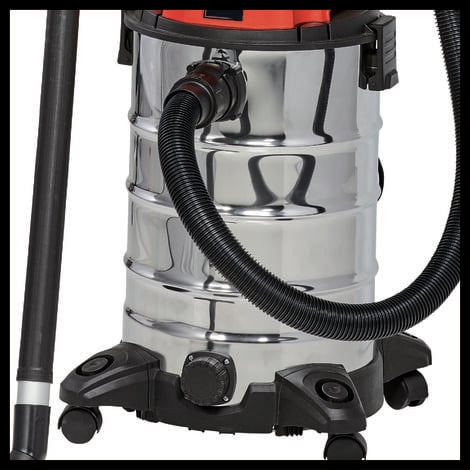 Einhell Nass-Trockensauger TC-VC 1930 S (1.500 Watt, rostfreier Edelstahlbehälter 30 l, Blasanschluss, inkl. Plastiksaugschlauch, Kombi-, Fugendüse & diverse Filter)