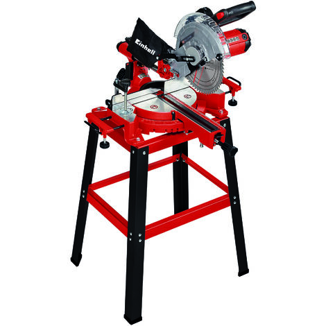Einhell Zug-Kapp-Gehrungssäge TC-SM 2531/2 U (1900 W, max. 70 mm x 310 mm Schnitttiefe/-breite, Ø 254 mm Sägeblatt, Untergestell, neigbarer Sägekopf, Zugfunktion, Laser)