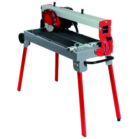 Einhell Radial-Fliesenschneidmaschine TE-TC 620 U (800 W, extra lange Zuglänge, robustes einklappbares Untergestell, Transporträder/-griff, 6-fach kugelgelagerte Motorführung)
