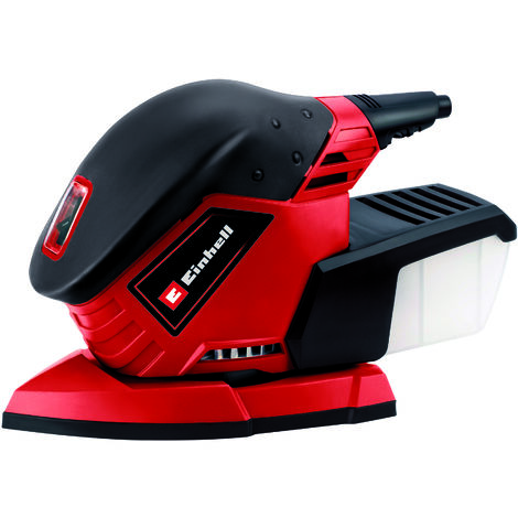 Einhell Multischleifer TE-OS 1320 (130 W, Schwingkreis-Ø 2 mm, Schleiffläche 150 x 150 x 100 mm, Staubfangbox, inkl. 3x Schleifpapier)