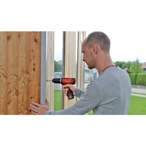 Einhell Akku Bohrschrauber TH-CD 12-2 Li (12V, 1,3Ah, 24Nm, Quick Stop, 2 Gang-Getriebe, 20 Drehmomentstufen, Spindelarretierung, Transportkoffer)
