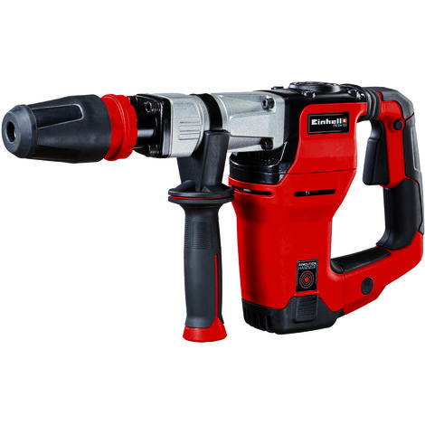 Einhell Abbruchhammer TE-DH 12 (1.050 W, Schlagzahl 4.100 U/min, 12 Joule Schlagstärke, SDS-max-Werkzeugaufnahme, 4 m Gummikabel, inkl. Spitz- und Flachmeißel, inkl. E-Box)