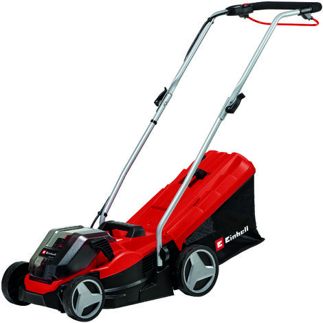 Einhell Akku-Rasenmäher GE-CM 36/33 Li Kit Power X-Change (36 V, 33cm Schnittbreite, bis 250 m², 30L Fangkorb, 25-65 mm Schnitthöhe, inkl. 2x 2,5 Ah Akkus + 2x Ladegeräte)