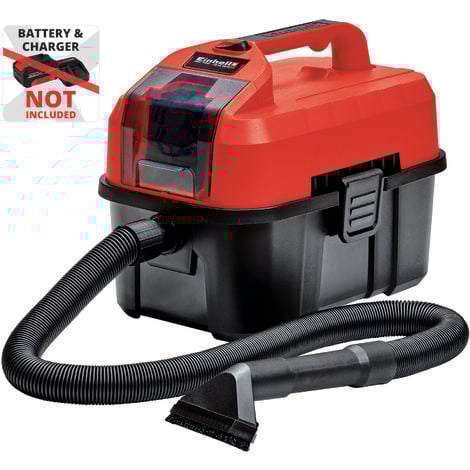 Einhell Akku-Nass-Trockensauger TE-VC 18/10 Li-Solo Power X-Change (10 Liter Tank, inkl. 2 m-Schlauch, Fugen-/Bürstendüse + Polster-/Universaldüse, ohne Akku und Ladegerät)