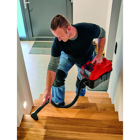 Einhell Akku-Nass-Trockensauger TE-VC 18/10 Li-Solo Power X-Change (10 Liter Tank, inkl. 2 m-Schlauch, Fugen-/Bürstendüse + Polster-/Universaldüse, ohne Akku und Ladegerät)