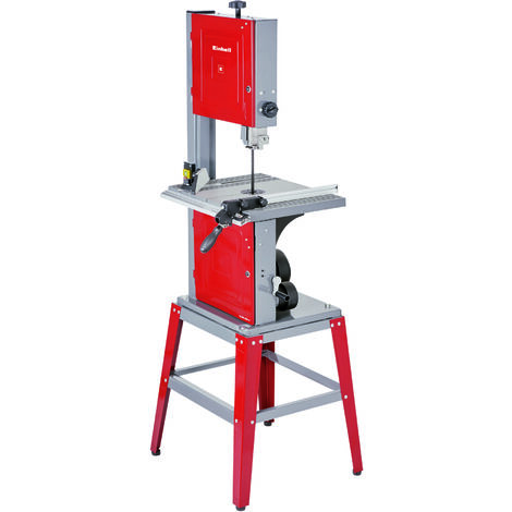 Einhell Bandsäge TC-SB 305 U (750W, 370-800 m/min Sägebandgeschw., 170mm Schnitth.), neigbarer Sägetisch, Parallel- und Winkelanschlag, Untergestell