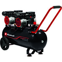 Einhell Kompressor TE-AC 270/50 Silent Plus (1500 W., max. 8 bar, 50 l-Tank, 270 l/min Ansaugleistung, Motordrehzahl 1450 min-1, Druckminderer, Manometer, ölfrei)