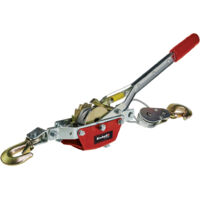 Einhell Handhebelseilzug TC-LW 1000 (2,2 Meter langes drallfreies Drahtseil, max. Zugkraft mit Umlenkrolle 1.000 kg, inkl. einer Umlenkrolle mit Lasthaken & Sicherheitsbügel)