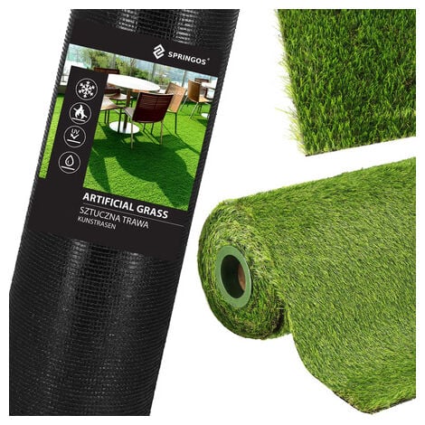 SPRINGOS Kunstrasen 2 m breit Preis pro laufendem Meter Polhöhe 43 mm