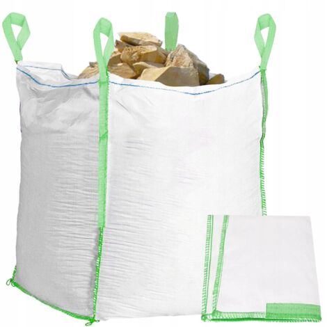 BIG BAG STARKE SÄCKE FÜR SCHUTT, SCHOTTER, STEIN 1000KG NEU BigBag CONTAINER BIG BAG STARKE SÄCKE FÜR SCHUTT, SCHOTTER, STEIN 1000KG NEU BigBag CONTAINER (1/5)