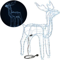 LED-Lichtschlauch Rentier Groß kaltweißes Licht