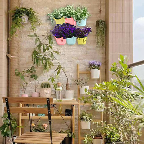 Balcon Fleur Pot Bureau Suspendu Maison Plante Pot Plastique