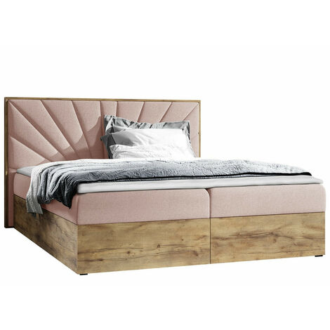 Lit boxspring Navis, Faro 14, Unique, Continental, 120x200, Tissu, Disponible, 128x208x103cm (1/5)