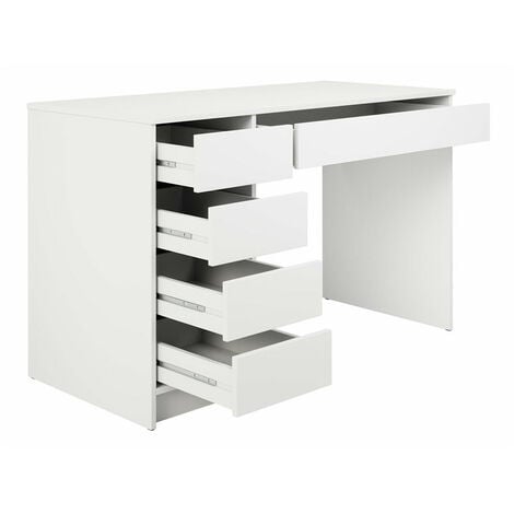 Bureau Comfivo 312, Blanc, Avec tiroirs, Le nombre de portes: 0, Nombre de tiroirs: 0, 76x120x55cm