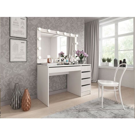 Bureau Comfivo 312, Blanc, Avec tiroirs, Le nombre de portes: 0, Nombre de tiroirs: 0, 76x120x55cm