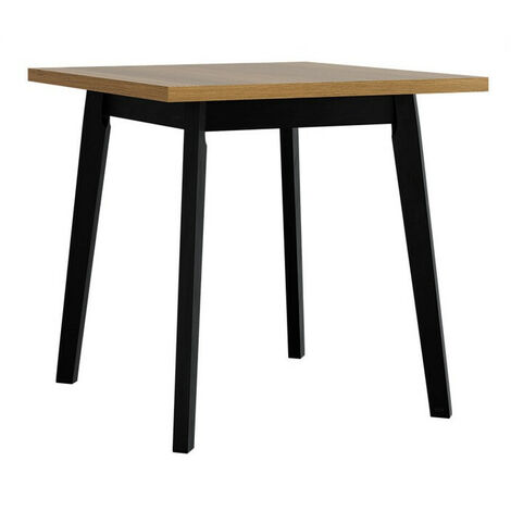 Table Victorville 127, Chêne petit-fils, 75x80x80cm, Stratifié, Bois (1/3)