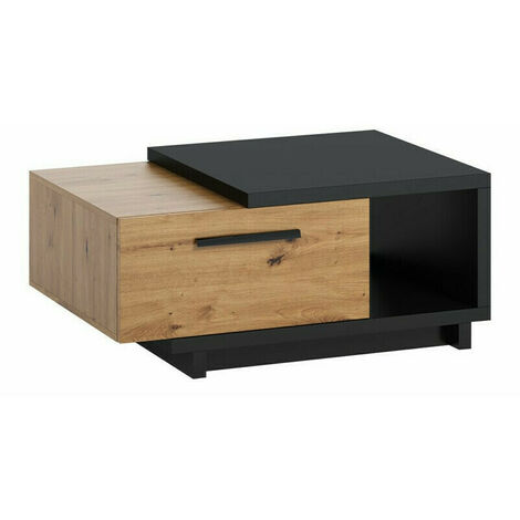 Table basse Morlira 102 , 40x60x90cm, Diamètre: 0, Stratifié, Angulaire (1/4)