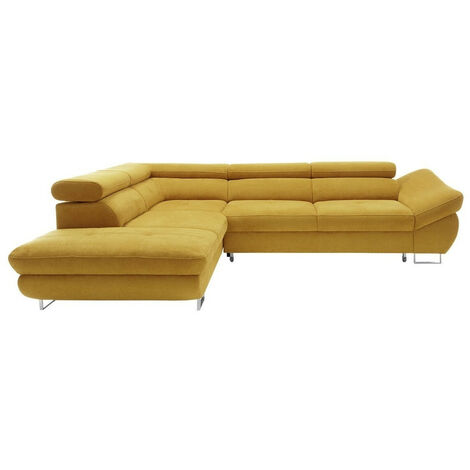 Canapé d'angle Lincoln 122, Soro 40, Fonction de couchage, Boîte de literie, 280x235x69cm, 0 (1/5)