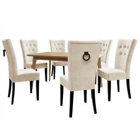 Salle à manger complète Racine 144, Noir + Magic Velvet 2250, 76x80x140cm, Diamètre: 0, Nombre de places: 6, Style: Moderneclassique