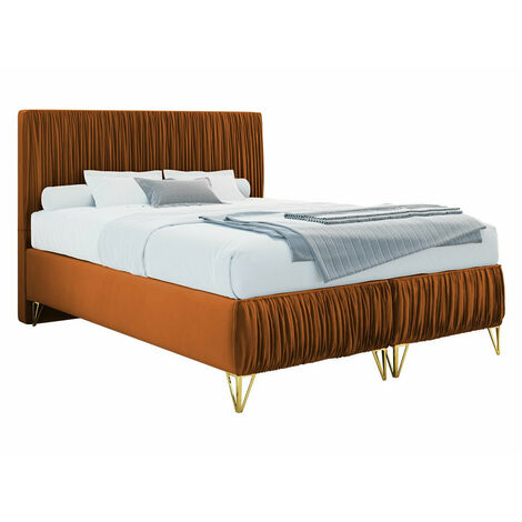 Lit continental Logan 112, Amor Velvet 4305, Double, 180x200, Tapisserie, Sommier à lattes, 180x209x120cm (1/4)