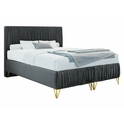 Lit continental Logan 112, Amor Velvet 4321, Double, 160x200, Tapisserie, Sommier à lattes, 160x209x120cm (1/4)