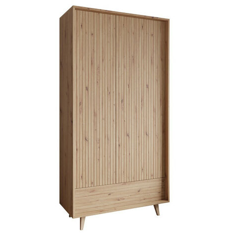 Armoire Comfivo Romtori 106 , 180x92x40cm, Portes d'armoire: Avec des charnières, Nombre d'étagères: 0 (1/5)