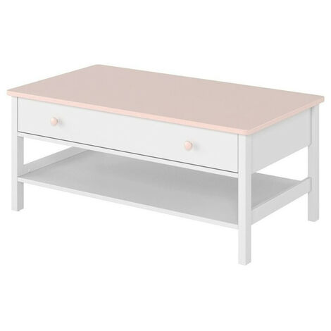 Table basse Elblive 114 , 48x60x110cm, Diamètre: 0, Stratifié, Angulaire (1/3)