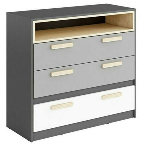 Commode Veravie 109 , Avec tiroirs, Nombre de tiroirs: 0, 90x100x40cm (1/4)
