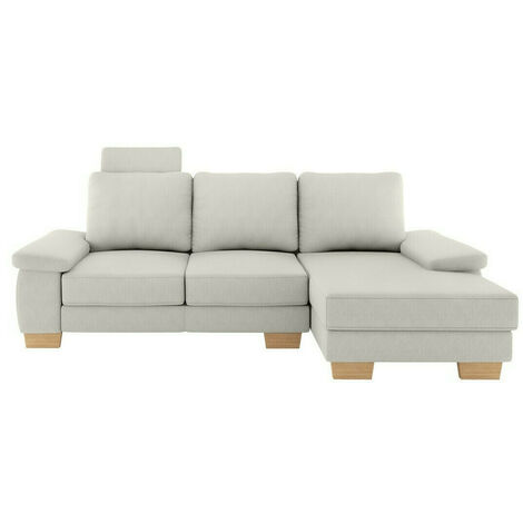 Canapé d'angle Lincoln 182, Barrel 03, Fonction de couchage, Boîte de literie, 255x155x89cm, 0 (1/5)