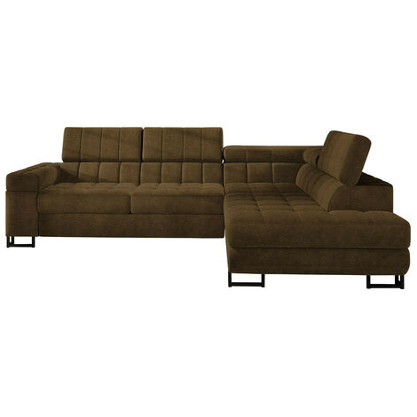 Canapé d'angle Comfivo 232, Wave 09, Fonction de couchage, Boîte de literie, 271x203x71cm, 0 (1/5)