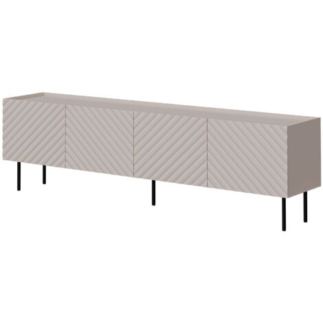 Meuble TV Mortali 104, Cachemire, Le nombre de portes: 0, Nombre de tiroirs: 0, 200x59x40cm (1/4)