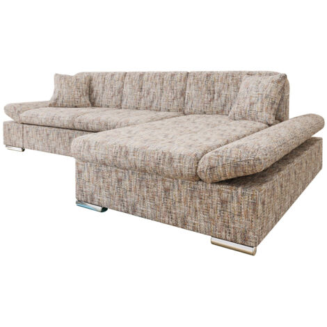 Canapé d'angle Comfivo 250, Tracy 211.01, Fonction de couchage, Boîte de literie, 278x161x76cm, 0 (1/5)