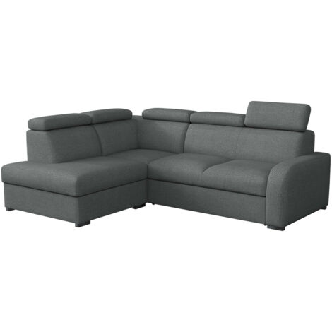 Canapé d'angle Etrcala 108, Crown 18, Fonction de couchage, Boîte de literie, 250x200x85cm, 0 (1/5)