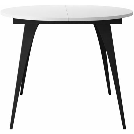 Table Oswego 132, Blanc, 76x0x0cm, Allongement, Stratifié, Métal (1/5)