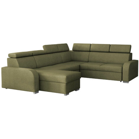 Canapé d'angle Etrcala 110, Crown 11, Fonction de couchage, Boîte de literie, 315x250x85cm, 0 (1/5)