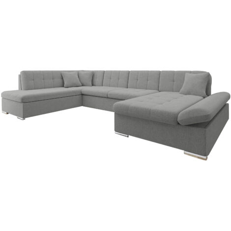 Canapé d'angle Comfivo 150, Rico 12, Fonction de couchage, Boîte de literie, 345x205x76cm, 0 (1/5)