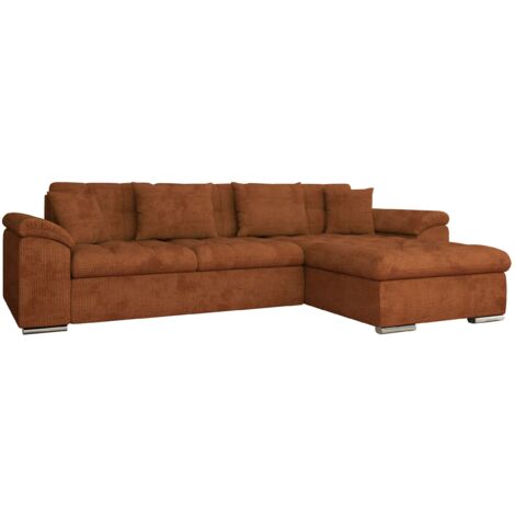 Canapé d'angle Comfivo 107, Flow 9, Fonction de couchage, Boîte de literie, 280x160x76cm, 0 (1/5)