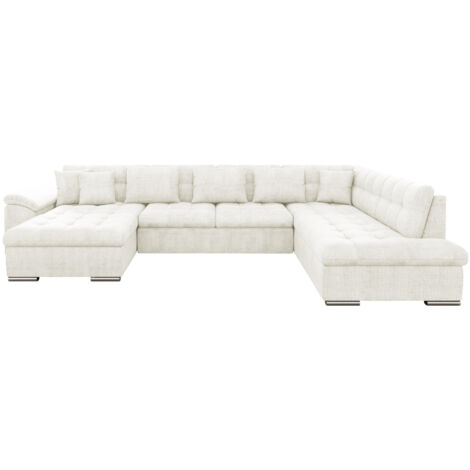 Canapé d'angle Comfivo 128, Gauche, Fonction de couchage, 348x205x76cm, 0 (1/5)