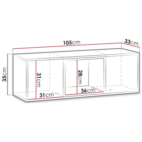 Armoire murale Baltesi 111, Chêne Artisan + Noir, 35x105cm, Le nombre de portes: 033cm, Étagères, Stratifié