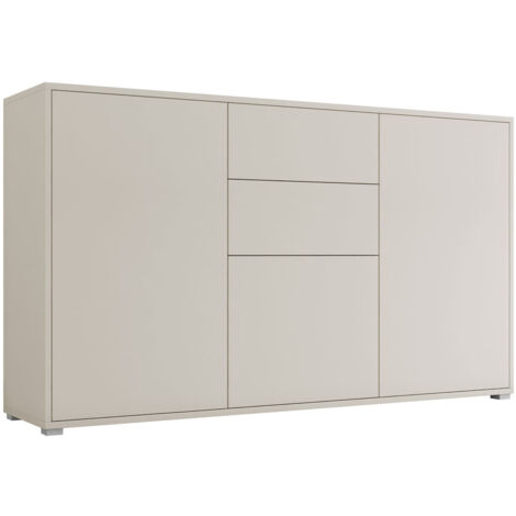 Mobilier1 – Commode cachemire 93x141x41cm – 2 tiroirs – Système push to open – Résistante aux rayures – Fabriquée en Union Européenne (1/5)