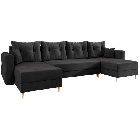Canapé d'angle Veldala 103, Manila 18, Fonction de couchage, Boîte de literie, 310x138x85cm, 0 (1/5)