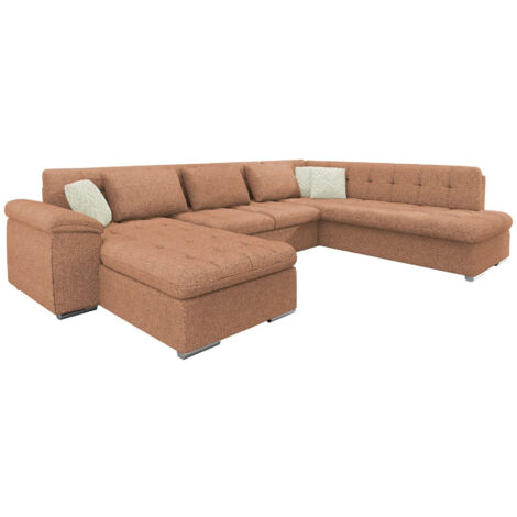 Canapé d'angle Comfivo 180, Sicuro 35 + Sempre 6, Fonction de couchage, 348x205x76cm, 0 (1/5)