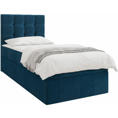 Lit boxspring Comfivo Osculum II, Polo 891, Unique, Continental, 80x200, Tissu, Disponible, 82x206x112cm (1/5)