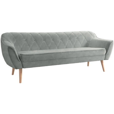 Canapé Glenview 106, Kronos 53, 180x74x75cm, Tapisserie, Pieds: Bois (1/5)