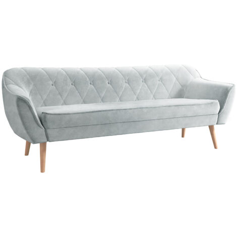Canapé Glenview 106, Paros 05, 180x74x75cm, Tapisserie, Pieds: Bois (1/5)