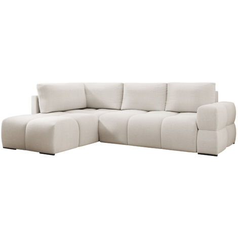 Canapé d'angle Lincoln 198, Artico Poirel, Fonction de couchage, Boîte de literie, 267x185x90cm, 0 (1/5)