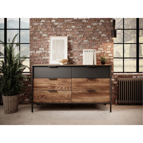 Commode Flodale 100 , Avec tiroirs, Nombre de tiroirs: 0, 82x138x40cm