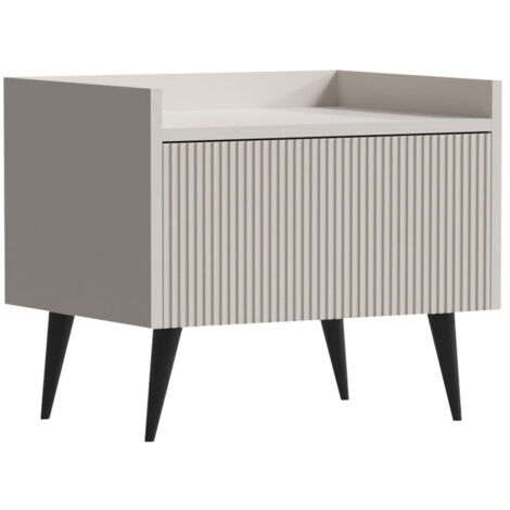 Table de chevet Mirfivu 107 , Nombre de tiroirs: 0, Le nombre de portes: 0, 45x52x41cm, Stratifié, MDF (1/4)